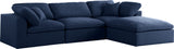 Serene Modular Sectional Sofa in Soft Black Linen - Cloud-Like Comfort with Customizable Design