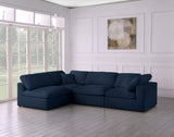Serene Modular Sectional Sofa in Soft Black Linen - Cloud-Like Comfort with Customizable Design