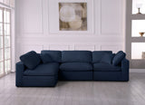 Serene Modular Sectional Sofa in Soft Black Linen - Cloud-Like Comfort with Customizable Design
