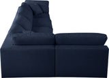 Serene Modular Sectional Sofa in Soft Black Linen - Cloud-Like Comfort with Customizable Design