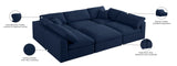Serene Modular Sectional Sofa in Soft Black Linen - Cloud-Like Comfort with Customizable Design
