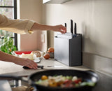 Folio™ Plus 8-piece Grey Knife & Chopping Board Set