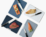 Folio™ Plus 8-piece Grey Knife & Chopping Board Set