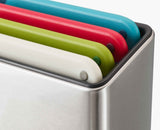 Folio™ Icon Steel 4-piece Multicolour Chopping Board Set