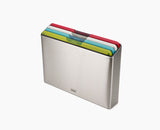 Folio™ Icon Steel 4-piece Multicolour Chopping Board Set