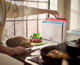 Folio™ Icon 4-piece Multicolour Chopping Board Set with Knife