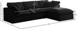 Plush Modular Sectional Sofa - Cloud-Like Comfort with Soft Down Feather Cushions for Ultimate Relaxation