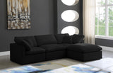 Plush Modular Sectional Sofa - Cloud-Like Comfort with Soft Down Feather Cushions for Ultimate Relaxation