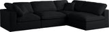 Plush Modular Sectional Sofa - Cloud-Like Comfort with Soft Down Feather Cushions for Ultimate Relaxation