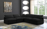 Plush Modular Sectional Sofa - Cloud-Like Comfort with Soft Down Feather Cushions for Ultimate Relaxation