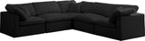 Plush Modular Sectional Sofa - Cloud-Like Comfort with Soft Down Feather Cushions for Ultimate Relaxation