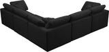 Plush Modular Sectional Sofa - Cloud-Like Comfort with Soft Down Feather Cushions for Ultimate Relaxation