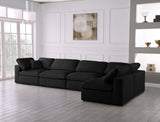 Plush Modular Sectional Sofa - Cloud-Like Comfort with Soft Down Feather Cushions for Ultimate Relaxation
