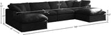 Plush Modular Sectional Sofa - Cloud-Like Comfort with Soft Down Feather Cushions for Ultimate Relaxation