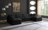 Plush Modular Sectional Sofa - Cloud-Like Comfort with Soft Down Feather Cushions for Ultimate Relaxation