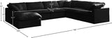 Plush Modular Sectional Sofa - Cloud-Like Comfort with Soft Down Feather Cushions for Ultimate Relaxation