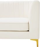 Alina Modular Corner Chair - Stylish Contemporary Design with Deep Channel Tufting for Comfort