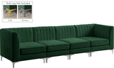 Alina Velvet Modular Sectional Sofa – Modern Deep Channel Tufting, Custom Configurations & Comfort