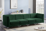 Alina Velvet Modular Sectional Sofa – Modern Deep Channel Tufting, Custom Configurations & Comfort
