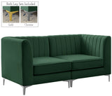 Alina Velvet Modular Sectional Sofa – Modern Deep Channel Tufting, Custom Configurations & Comfort