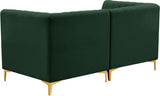 Alina Velvet Modular Sectional Sofa – Modern Deep Channel Tufting, Custom Configurations & Comfort