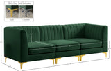 Alina Velvet Modular Sectional Sofa – Modern Deep Channel Tufting, Custom Configurations & Comfort
