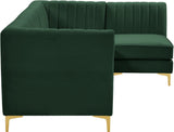 Alina Velvet Modular Sectional Sofa – Modern Deep Channel Tufting, Custom Configurations & Comfort