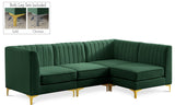 Alina Velvet Modular Sectional Sofa – Modern Deep Channel Tufting, Custom Configurations & Comfort