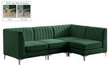 Alina Velvet Modular Sectional Sofa – Modern Deep Channel Tufting, Custom Configurations & Comfort