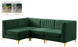 Alina Velvet Modular Sectional Sofa – Modern Deep Channel Tufting, Custom Configurations & Comfort