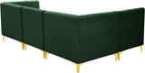 Alina Velvet Modular Sectional Sofa – Modern Deep Channel Tufting, Custom Configurations & Comfort