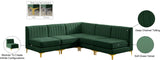 Alina Velvet Modular Sectional Sofa – Modern Deep Channel Tufting, Custom Configurations & Comfort