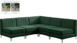 Alina Velvet Modular Sectional Sofa – Modern Deep Channel Tufting, Custom Configurations & Comfort