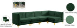 Alina Velvet Modular Sectional Sofa – Modern Deep Channel Tufting, Custom Configurations & Comfort