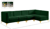Alina Velvet Modular Sectional Sofa – Modern Deep Channel Tufting, Custom Configurations & Comfort