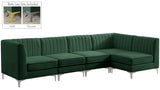 Alina Velvet Modular Sectional Sofa – Modern Deep Channel Tufting, Custom Configurations & Comfort