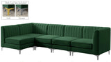 Alina Velvet Modular Sectional Sofa – Modern Deep Channel Tufting, Custom Configurations & Comfort