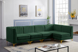 Alina Velvet Modular Sectional Sofa – Modern Deep Channel Tufting, Custom Configurations & Comfort