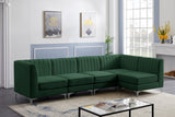 Alina Velvet Modular Sectional Sofa – Modern Deep Channel Tufting, Custom Configurations & Comfort