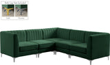 Alina Velvet Modular Sectional Sofa – Modern Deep Channel Tufting, Custom Configurations & Comfort