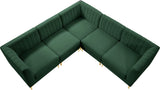 Alina Velvet Modular Sectional Sofa – Modern Deep Channel Tufting, Custom Configurations & Comfort