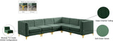Alina Velvet Modular Sectional Sofa – Modern Deep Channel Tufting, Custom Configurations & Comfort