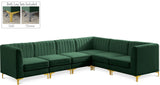 Alina Velvet Modular Sectional Sofa – Modern Deep Channel Tufting, Custom Configurations & Comfort