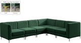 Alina Velvet Modular Sectional Sofa – Modern Deep Channel Tufting, Custom Configurations & Comfort