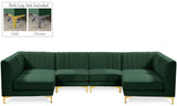 Alina Velvet Modular Sectional Sofa – Modern Deep Channel Tufting, Custom Configurations & Comfort