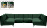 Alina Velvet Modular Sectional Sofa – Modern Deep Channel Tufting, Custom Configurations & Comfort