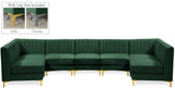 Alina Velvet Modular Sectional Sofa – Modern Deep Channel Tufting, Custom Configurations & Comfort