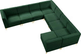 Alina Velvet Modular Sectional Sofa – Modern Deep Channel Tufting, Custom Configurations & Comfort