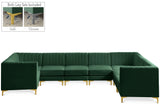 Alina Velvet Modular Sectional Sofa – Modern Deep Channel Tufting, Custom Configurations & Comfort