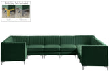 Alina Velvet Modular Sectional Sofa – Modern Deep Channel Tufting, Custom Configurations & Comfort